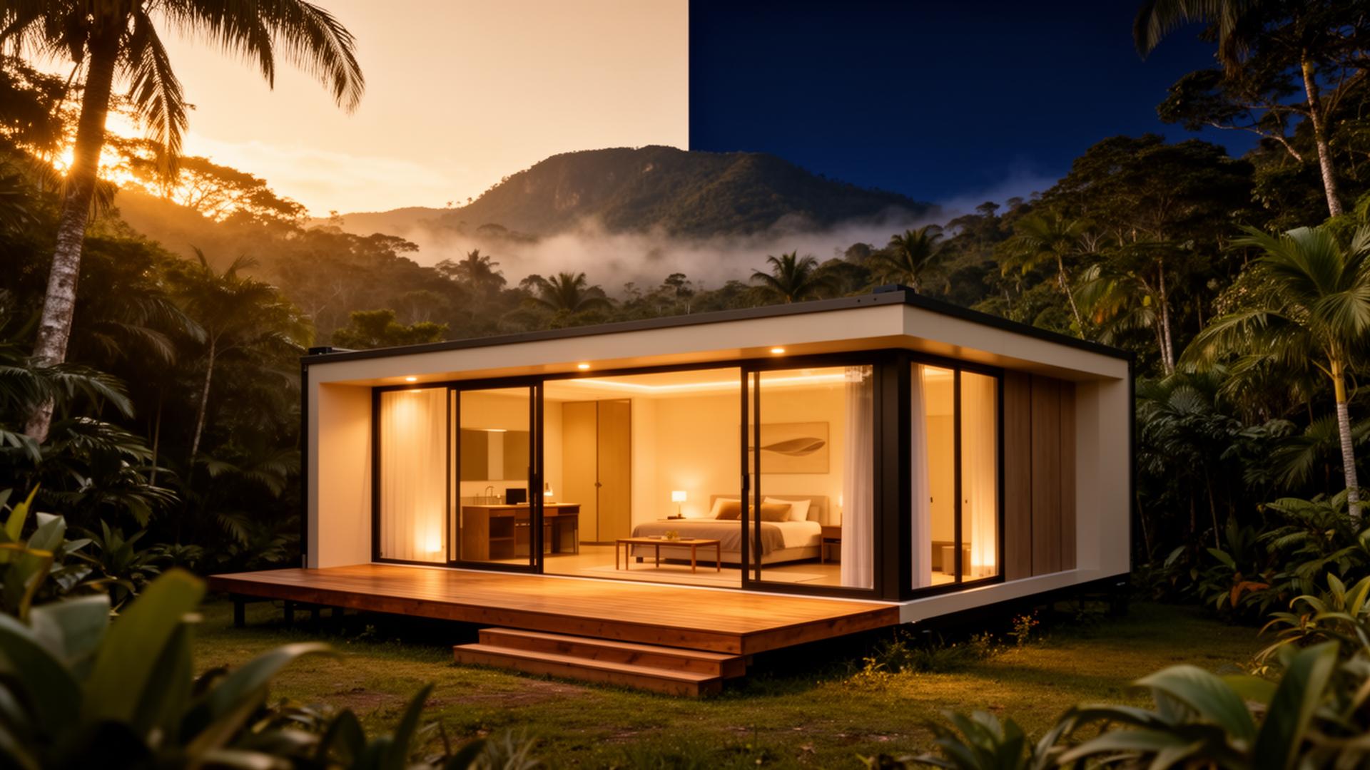 Mobil Home premium da i9lands na natureza brasileira